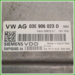 Centralina Motore Iniezione ECU SIEMENS 5WP40460-04 VOLKSWAGEN POLO 9N 1.2 12V 47kw 03E906033T 2005 2009
