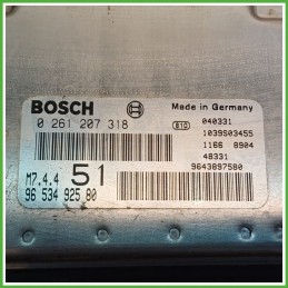 Centralina Motore Iniezione ECU BOSCH 0261207318 CITROEN XSARA PICASSO 1.6 70kw 1940T1 1999 2010