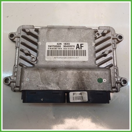 Centralina Motore Iniezione ECU MANDO 5WY5956G CHEVROLET (DAEWOO) AVEO T250 1.2 62kw 96469978 2008 2012