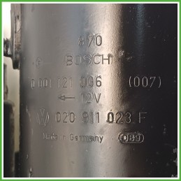 Motorino Avviamento BOSCH 0001121006 VOLKSWAGEN GOLF 1J 020911023FX
