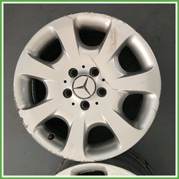 Cerchio Singolo in Lega MERCEDES-BENZ Classe C (W/S203) (dal 05/2000 al 12/2007) 16 pollici 16" 7.0J 5x112 ET 31 usato al pz