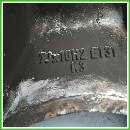 Cerchio Singolo in Lega MERCEDES-BENZ Classe C (W/S203) (dal 05/2000 al 12/2007) 16 pollici 16" 7.0J 5x112 ET 31 usato al pz