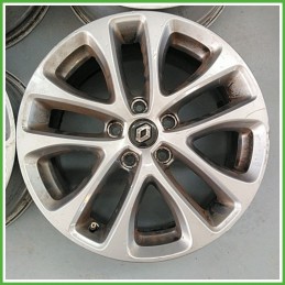 Cerchi in Lega RENAULT MEGANE 4a Serie (dal 01/2016 al 03/2021) 17 pollici 17" 7.0J 5x114.3 ET 43 4pz originali usati