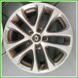 Cerchi in Lega RENAULT MEGANE 4a Serie (dal 01/2016 al 03/2021) 17 pollici 17" 7.0J 5x114.3 ET 43 4pz originali usati