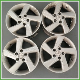 Cerchi in Lega MAZDA Mazda 6 1a Serie (dal 06/2002 al 06/2009) 16 pollici 16" 7.0J 5x114.3 ET 55 4pz originali usati