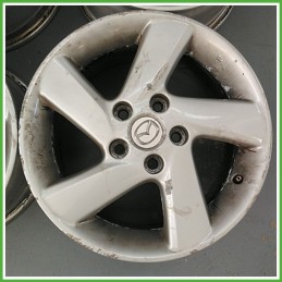 Cerchi in Lega MAZDA Mazda 6 1a Serie (dal 06/2002 al 06/2009) 16 pollici 16" 7.0J 5x114.3 ET 55 4pz originali usati
