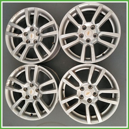 Cerchi in Lega CHEVROLET (DAEWOO) AVEO (T300) (dal 05/2011) 16 pollici 16" 6.0J 5x105 ET 39 4pz originali usati