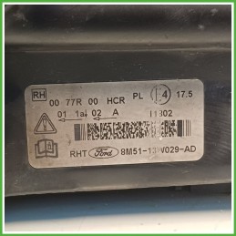 Faro Fanale Proiettore Anteriore Destro DX VISTEON FORD FOCUS CB4 1744971 Usato