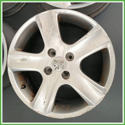 Cerchi in Lega PEUGEOT 307 (dal 04/2001 al 12/2006) 16 pollici 16" 6.5J 4x108 ET 31 4pz originali usati