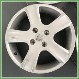Cerchi in Lega PEUGEOT 307 (dal 04/2001 al 12/2006) 16 pollici 16" 6.5J 4x108 ET 31 4pz originali usati