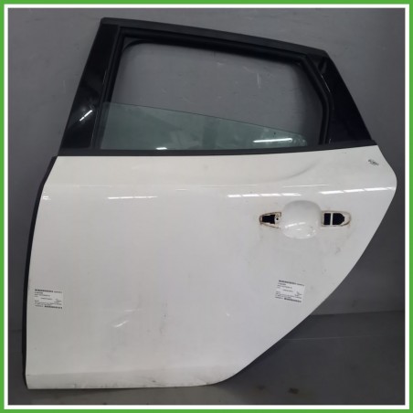 Porta Portiera Sportello Posteriore Sinistra SX BIANCO VOLVO V40 Cross Country Berlina 2012 2018 Originale Usato
