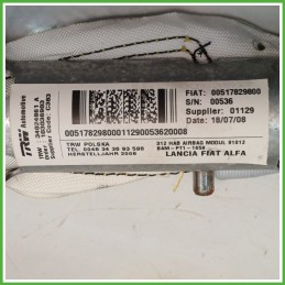 Airbag Laterale Destro DX FIAT 500 3P 1.2 51782980 2007 2015 TRW 34024861A