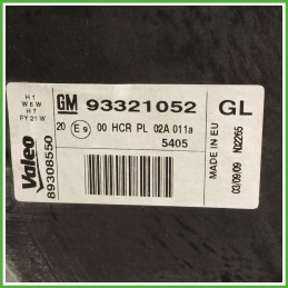 Faro Fanale Proiettore Anteriore Sinistro SX VALEO 89308550 OPEL MERIVA X03 93175364 Usato
