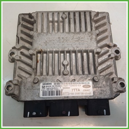 Centralina Motore Iniezione ECU SIEMENS 5W60432A-T FORD FIESTA CBK 1.4 50kw 1303232 2005 2008