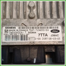 Centralina Motore Iniezione ECU SIEMENS 5W60432A-T FORD FIESTA CBK 1.4 50kw 1303232 2005 2008