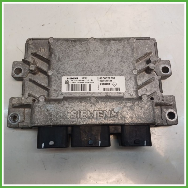 Centralina Motore Iniezione ECU SIEMENS S120200105A RENAULT CLIO 3a Serie 1.2 16V 55kw 8200937869 2005 2009