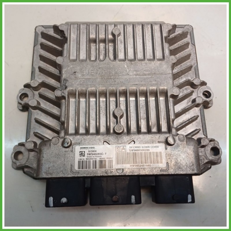 Centralina Motore Iniezione ECU SIEMENS 5WS40285C-T CITROEN C2 1.4 50kw 1940FQ 2003 2010