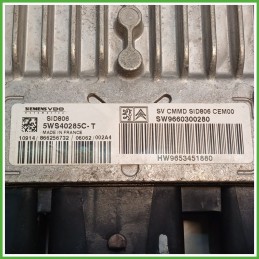 Centralina Motore Iniezione ECU SIEMENS 5WS40285C-T CITROEN C2 1.4 50kw 1940FQ 2003 2010
