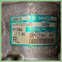 Compressore Clima AC Aria Condizionata SANDEN SD6V12 OPEL MERIVA X03 93176916