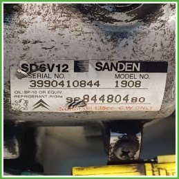 Compressore Clima AC Aria Condizionata SANDEN SD6V12 CITROEN C3 2a Serie 9800821980