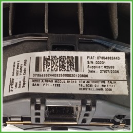 Airbag Guidatore Sinistro SX PEUGEOT BOXER 2.2 4112KC 2006 2014 TRW 30377953E
