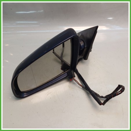 Specchio Specchietto Retrovisore Sinistro SX BLU SCURO P7 Z5J AUDI A3 8P 2003 2010 SCHEFENACKER Originale Usato
