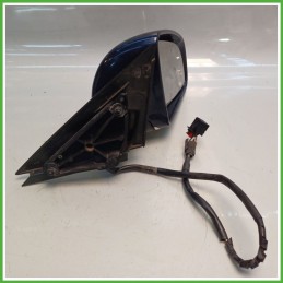 Specchio Specchietto Retrovisore Destro DX BLU SCURO P7 Z5J AUDI A3 8P 2003 2010 SCHEFENACKER Originale Usato