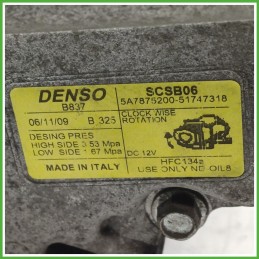 Compressore Clima AC Aria Condizionata DENSO SCSB06 LANCIA YPSILON TI 71797201