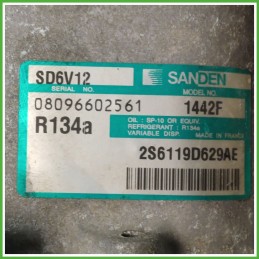 Compressore Clima AC Aria Condizionata SANDEN SD6V12 FORD FIESTA CBK 1500822