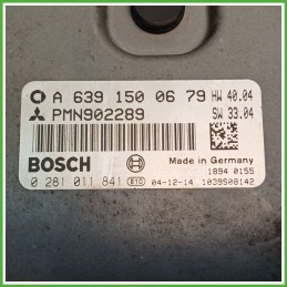 Centralina Motore Iniezione ECU BOSCH 0281011841 SMART FORFOUR W454 1.5 50kw A6391500679 2004 2007