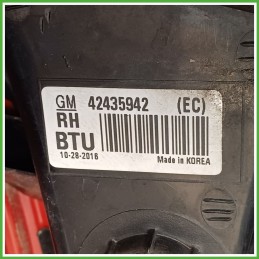 Fanale Fanalino Posteriore Destro DX OPEL MOKKA X 42599463 Usato