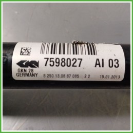 Semiasse Anteriore Sinistro SX BMW X3 F25 33207598041 2010 2014