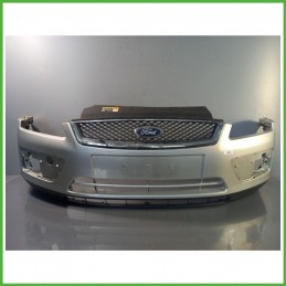 Paraurti Anteriore FORD FOCUS CAP Station Wagon GRIGIO - MOONDUST SILVER - METALLIC 2004 2008 1336763 Originale Usato