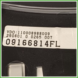 Quadro strumenti contachilometri tachimetro VDO 110008988009 OPEL CORSA X01 1.2 16V 9194496
