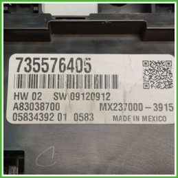 Comandi Clima AC Riscaldamento Condizionatore DENSO A83038700 FIAT 500 3P 1.2 735451107 2007 2015