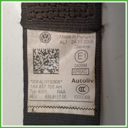 Cintura di Sicurezza Anteriore Sinistro SX (Lato Guida) VOLKSWAGEN GOLF 5K/AJ 2.0 TDI 1K4857705BJRAA 2008 2012 AUTOLIV