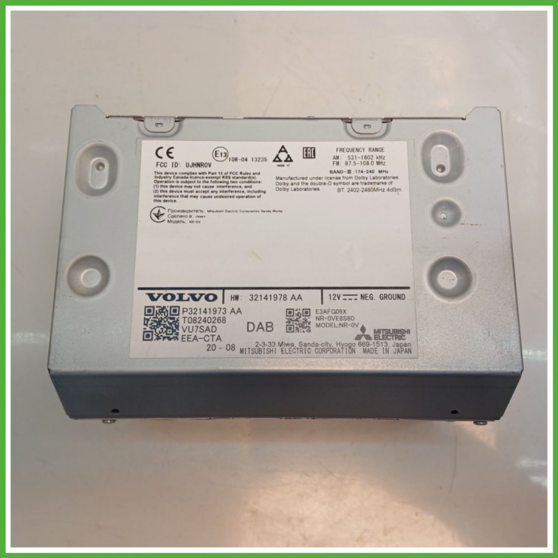 Centralina Radio VOLVO XC60 32141973 2021 MITSUBISHI NR-0VE8S6D
