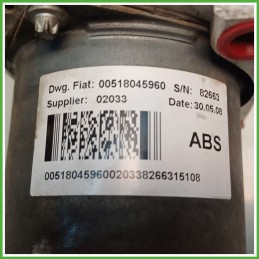 Centralina ABS Modulo Pompa BOSCH 0265800717 4541FZ PEUGEOT BOXER Originale Usato