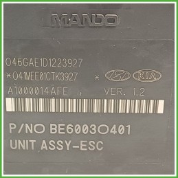 Centralina ABS Modulo Pompa MANDO A1000014AFE 589203U410 KIA SPORTAGE 3a Serie Originale Usato