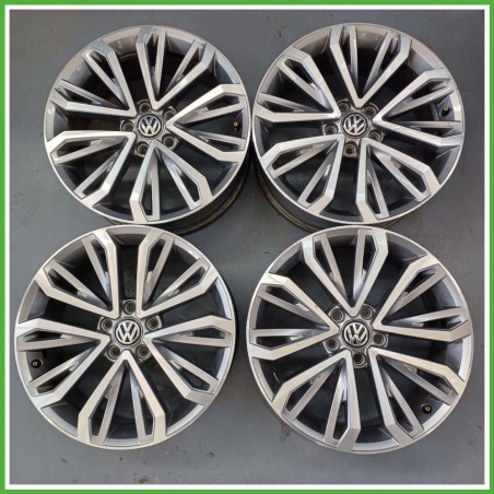 Cerchi in Lega VOLKSWAGEN T-ROC (dal 09/2017) 18 pollici 18" 7.0J 5x112 ET 45 4pz originali usati