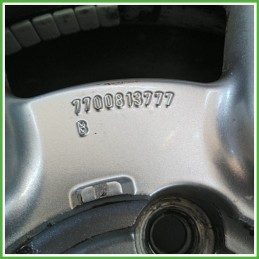 Cerchio Singolo in Lega RENAULT MEGANE 1a Serie (dal 03/1999 al 06/2003) 15 pollici 15" 6.5J 4x100 ET 36 originale usato al pz