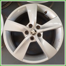 Cerchi in Lega SKODA FABIA (NJ) (dal 07/2018) 16 pollici 16" 7.0J 5x100 ET 46 4pz originali usati