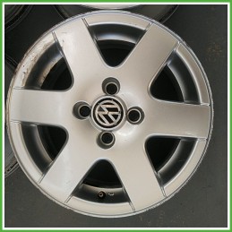 Cerchi in Lega VOLKSWAGEN POLO (9N) (dal 10/2001 al 03/2005) 14 pollici 14" 6.0J 4x100 ET 43 4pz originali usati
