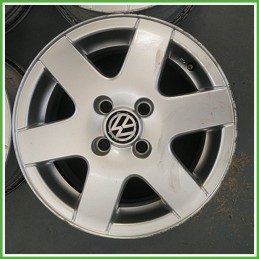 Cerchi in Lega VOLKSWAGEN POLO (9N) (dal 10/2001 al 03/2005) 14 pollici 14" 6.0J 4x100 ET 43 4pz originali usati