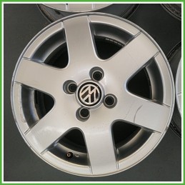Cerchi in Lega VOLKSWAGEN POLO (9N) (dal 10/2001 al 03/2005) 14 pollici 14" 6.0J 4x100 ET 43 4pz originali usati