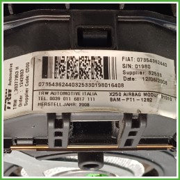 Airbag Guidatore Sinistro SX PEUGEOT BOXER 3.0 4112KC 2006 2014 TRW 30377953