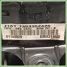 Airbag Guidatore Sinistro SX FIAT PUNTO 2U 1.3 16V MJT 735335242 2003 2007 TRW 30352611B