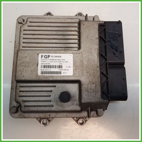 Centralina Motore Iniezione ECU MAGNETI MARELLI MJD6JF.P3 FIAT PUNTO 2U 1.3 16V 51kw 55195817 2003 2007