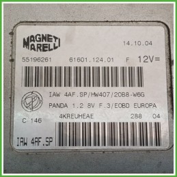 Centralina Motore Iniezione ECU MAGNETI MARELLI IAW4AF.SP FIAT PANDA 2Q 1.2 44kw 51880191 2003 2010