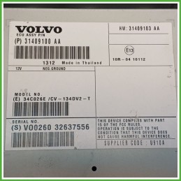 Amplificatore VOLVO V40 Cross Country 31409100 2012 2018